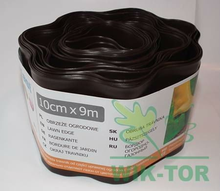 Obrzeże brązowe 15cm