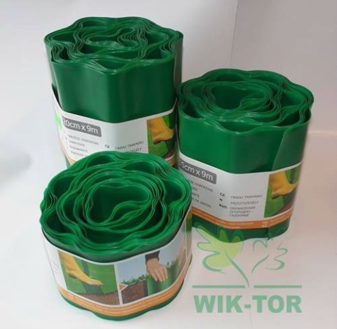 Obrzeże ciemna zieleń 15cm