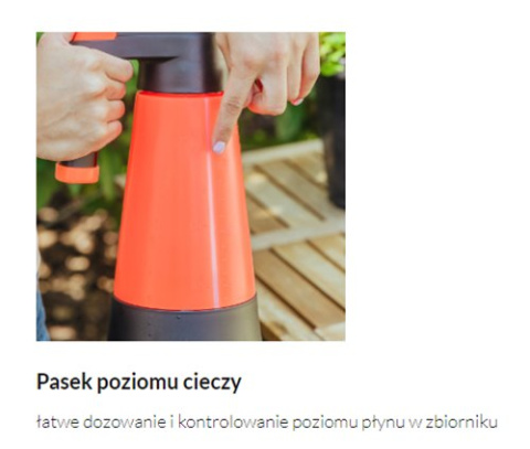 Opryskiwacz ciśnieniowy ręczny Venus 1l