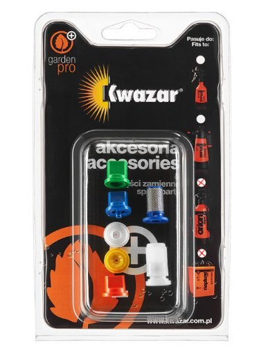 Komplet 6 dysz do opryskiwaczy Kwazar