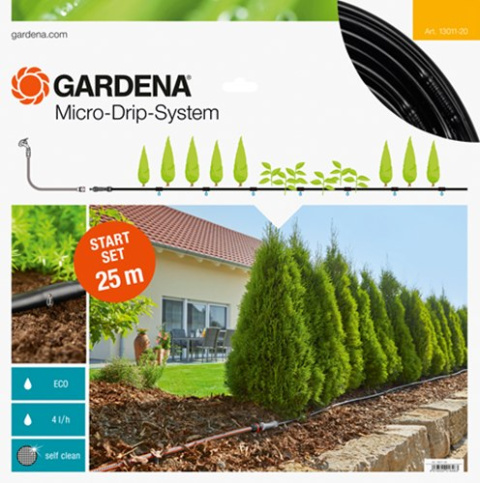 Linia kroplująca 13mm do rzędów roślin 25m zestaw M 13011 Micro-Drip
