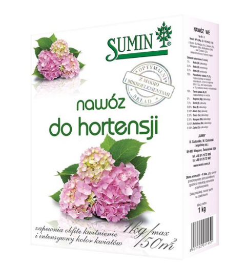 Nawóz granulowany do hortensji  Sumin1kg