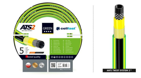 Wąż ogrodowy Green ATS 2 1/2 25m Cellfast