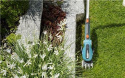 Akumulatorowe nożyce do przycinania brzegów trawnika Comfortcut Li 9858 zestaw z trzonkiem i kołami