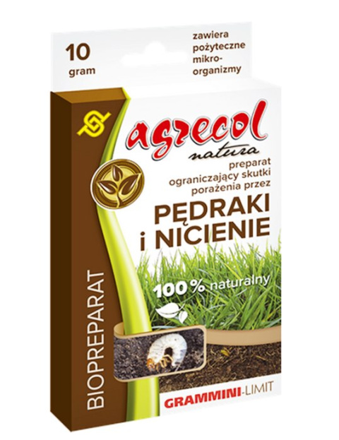 Grammini-limit pędraki i nicienie 10g Agrecol Natura