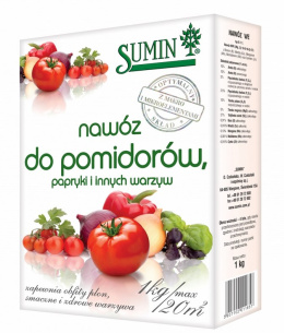 Nawóz granulowany do pomidorów i innych warzyw Sumin 1kg