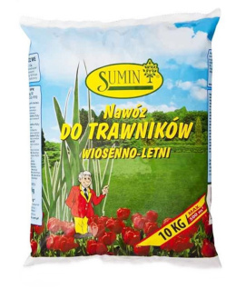 Nawóz granulowany wiosenno - letni do trawników Sumin 10kg