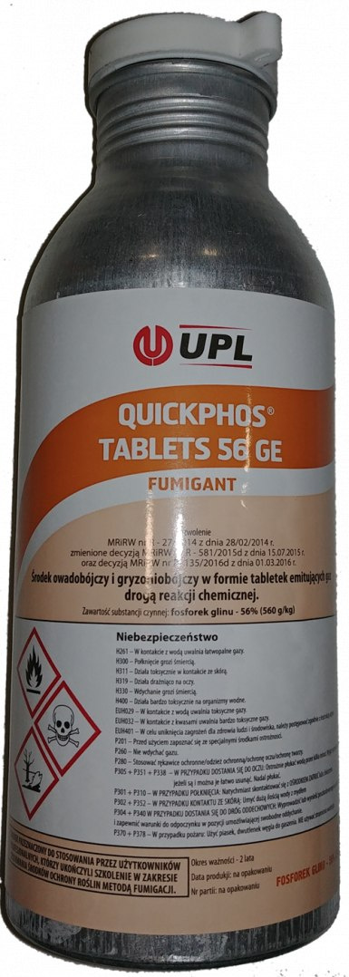 Quickphos 56ge Tablets 1kg zabijający krety