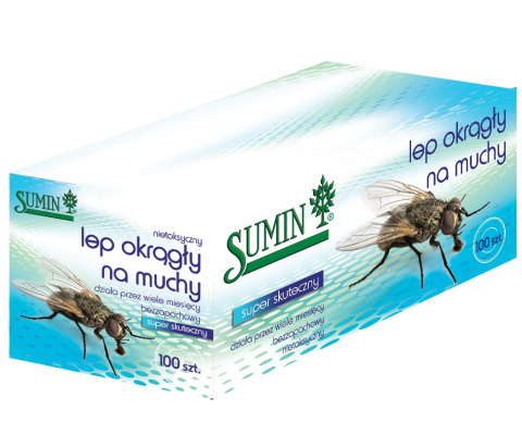 Sumin lep okrągły na muchy 5szt
