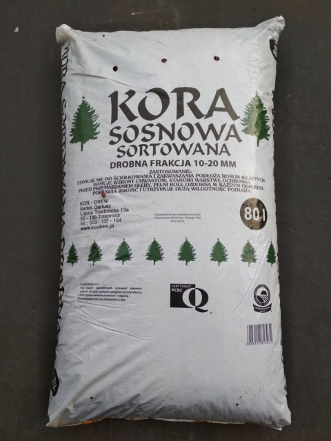 Kora sosnowa drobna 80l