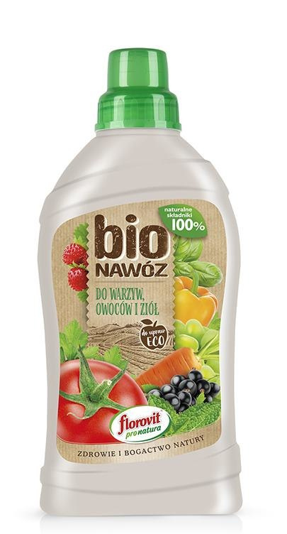 Bio nawóz płynny do warzyw, owoców i ziół 1kg Florovit