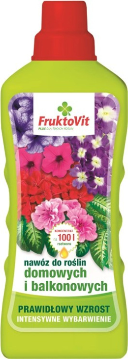 FruktoVit plus nawóz do roślin domowych i balkonowych 1l