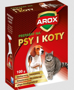 Preparat odstraszający psy i koty 100g Arox