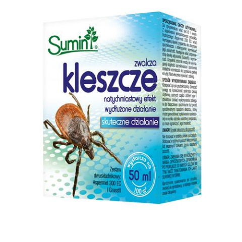 Shot koncentrat do zwalczania komarów, kleszczy w ogrodzie 50ml