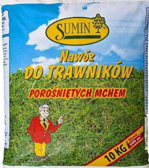 Sumin nawóz do trawników z mchem 10kg