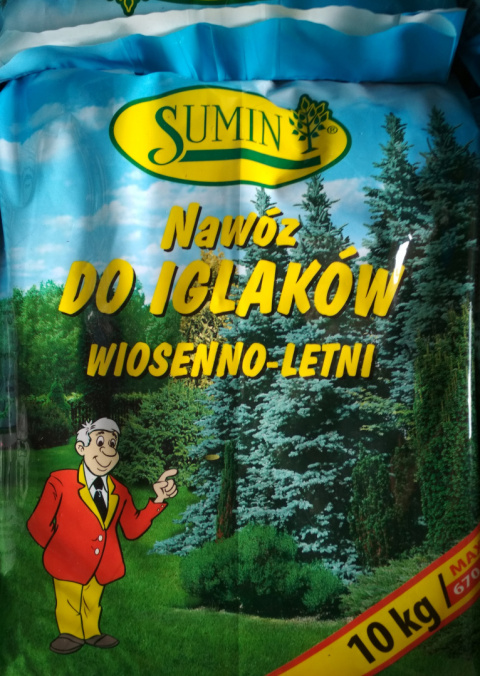 Nawóz granulowany do iglaków Sumin 10kg