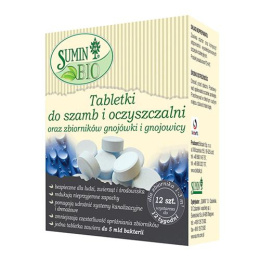 Tabletki do szamb i oczyszczalni 12szt tabletek