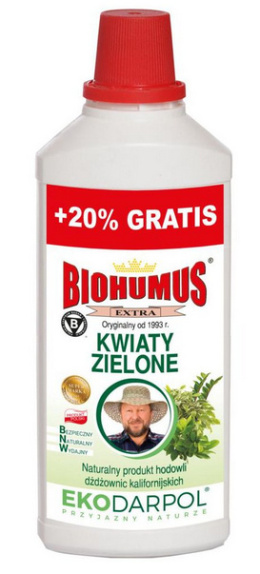 Biohumus extra Kwiaty Zielone 1l+20%