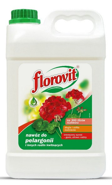 Nawóz płynnny do pelargonii i innych kwitnących 2,8kg Florovit