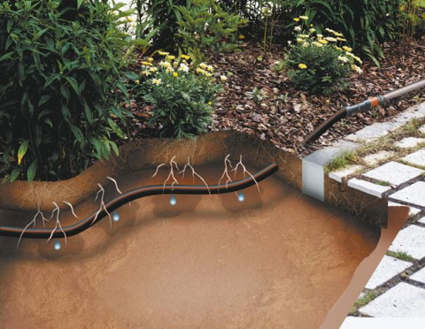 Linia kroplująca 13mm do rzędów roślin 25m zestaw M 13011 Micro-Drip