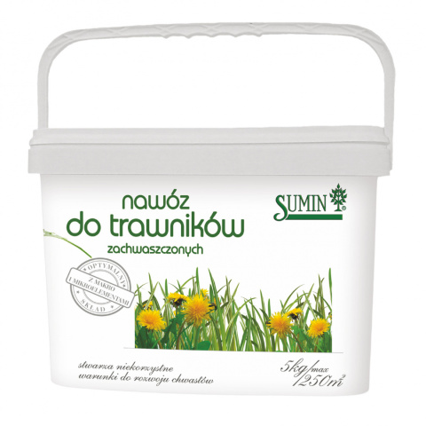 Nawóz granulowany do trawników zachwaszczonych Sumin 5kg
