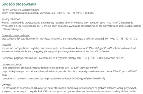 Obornik owczy granulowany 5l Florovit