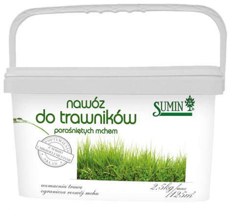 Nawóz do trawników porośniętych mchem 2,5kg Sumin