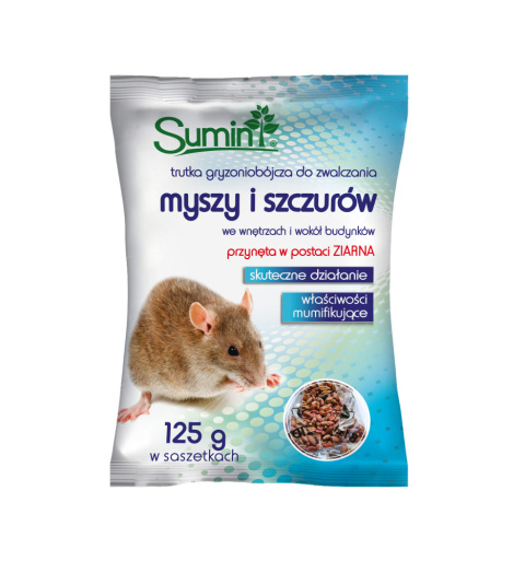 Trutka zbożowa na myszy i szczury Sumin 500g