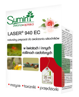 Laser 940 EC 25ml w kwiatach i innych roślinach ozdobnych