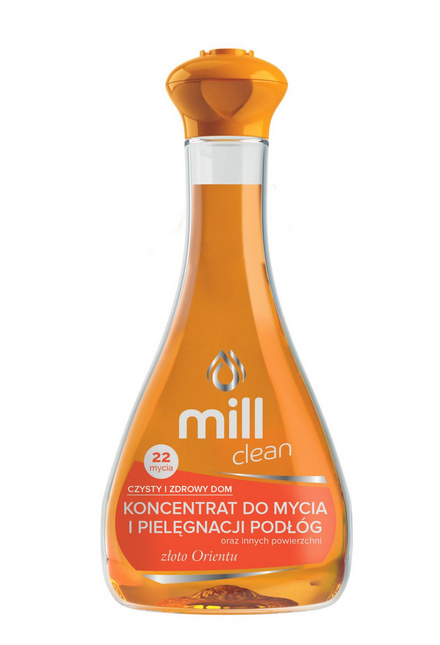 Mill clean koncentrat do mycia i pielęgnacji domu 888ml Złoto Orientu