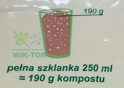 Kompost granulowany 20l Florovit Humus