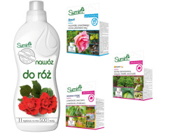 Pakiet nawozu i środków ochrony roślin na róże Sumin+ GRATIS