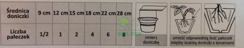 Pałeczki do roślin zielonych 30szt Sumin