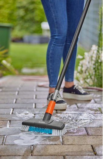 Zestaw do mycia z twardą szczotką Cleansystem 18828