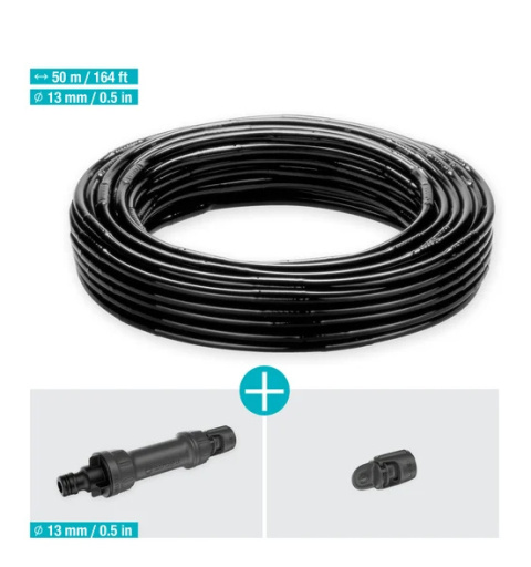 Linia kroplująca 13mm do rzędów roślin 50m zestaw 13501 Micro-Drip