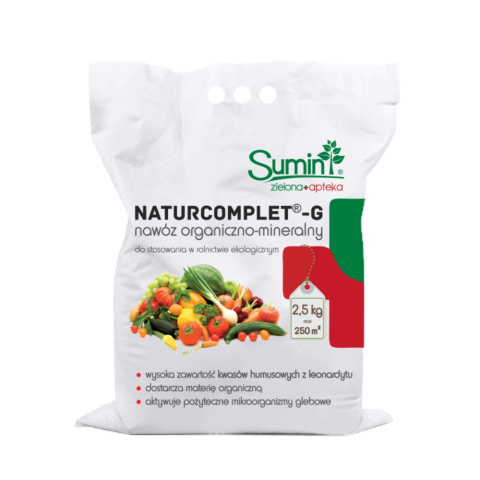 Nawóz organiczno-mineralny NATURCOMPLET-G 2,5kg Sumin