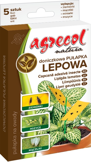 Pułapka lepowa do doniczek 5szt Agrecol