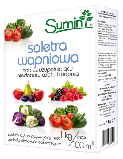 Saletra wapniowa 1kg Sumin