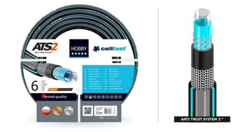 Wąż ogrodowy HOBBY ATS 3/4" 25m Cellfast