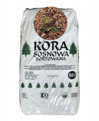 Kora sosnowa drobna 80l