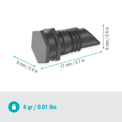 Korek zamykający 4,6mm 3/16" 13215 Micro-Drip