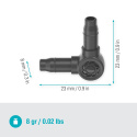 Łącznik L 4,6mm 3/16" 13212 Micro-Drip