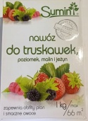 Nawóz granulowany do truskawek poziomek malin Sumin1kg