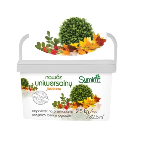 Nawóz jesienny granulowany uniwersalny Sumin 2,5kg