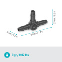 Rozdzielacz T 4,6mm 3/16" 13211 Micro-Drip