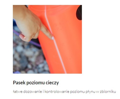 Opryskiwacz Orion 9l + przyłącze 3-dyszowe