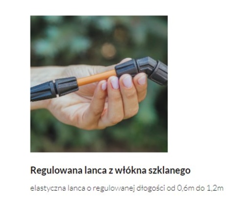 Opryskiwacz Orion 9l + przyłącze 3-dyszowe