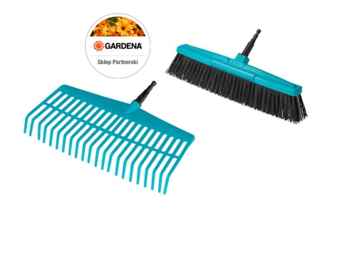 Szczotka do zamiatania + Grabie szerokie Combisystem 3081