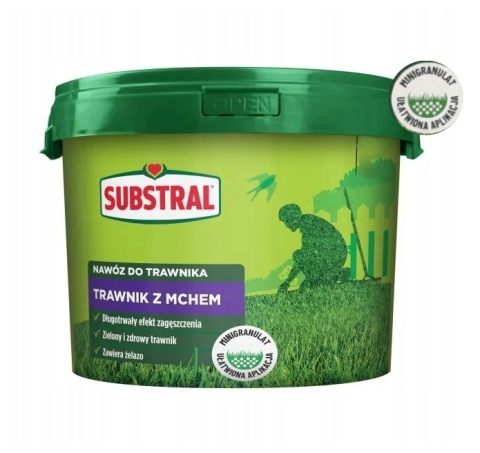 SUBSTRAL Nawóz do trawnika z mchem 5kg