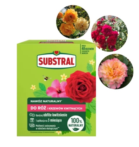 SUBSTRAL Nawóz naturalny do Róż 1,2kg